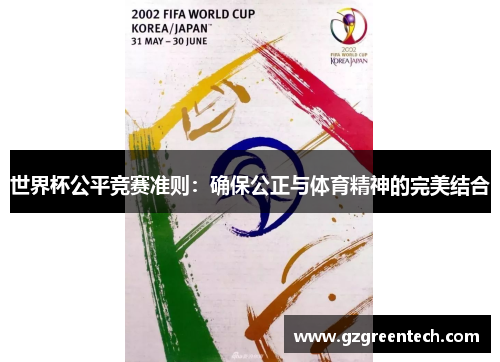 世界杯公平竞赛准则:确保公正与体育精神的完美结合 世界杯公平竞赛准则:确保公正与体育精神的完美结合