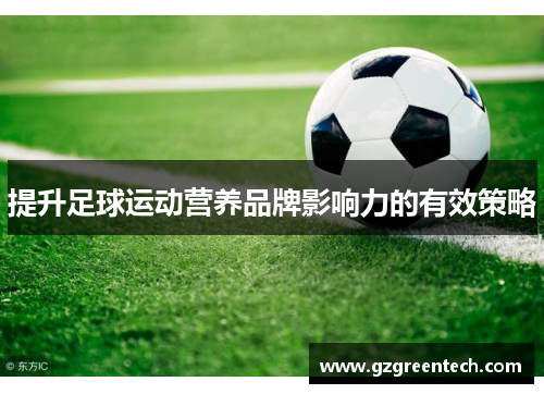 提升足球运动营养品牌影响力的有效策略 提升足球运动营养品牌影响力的有效策略